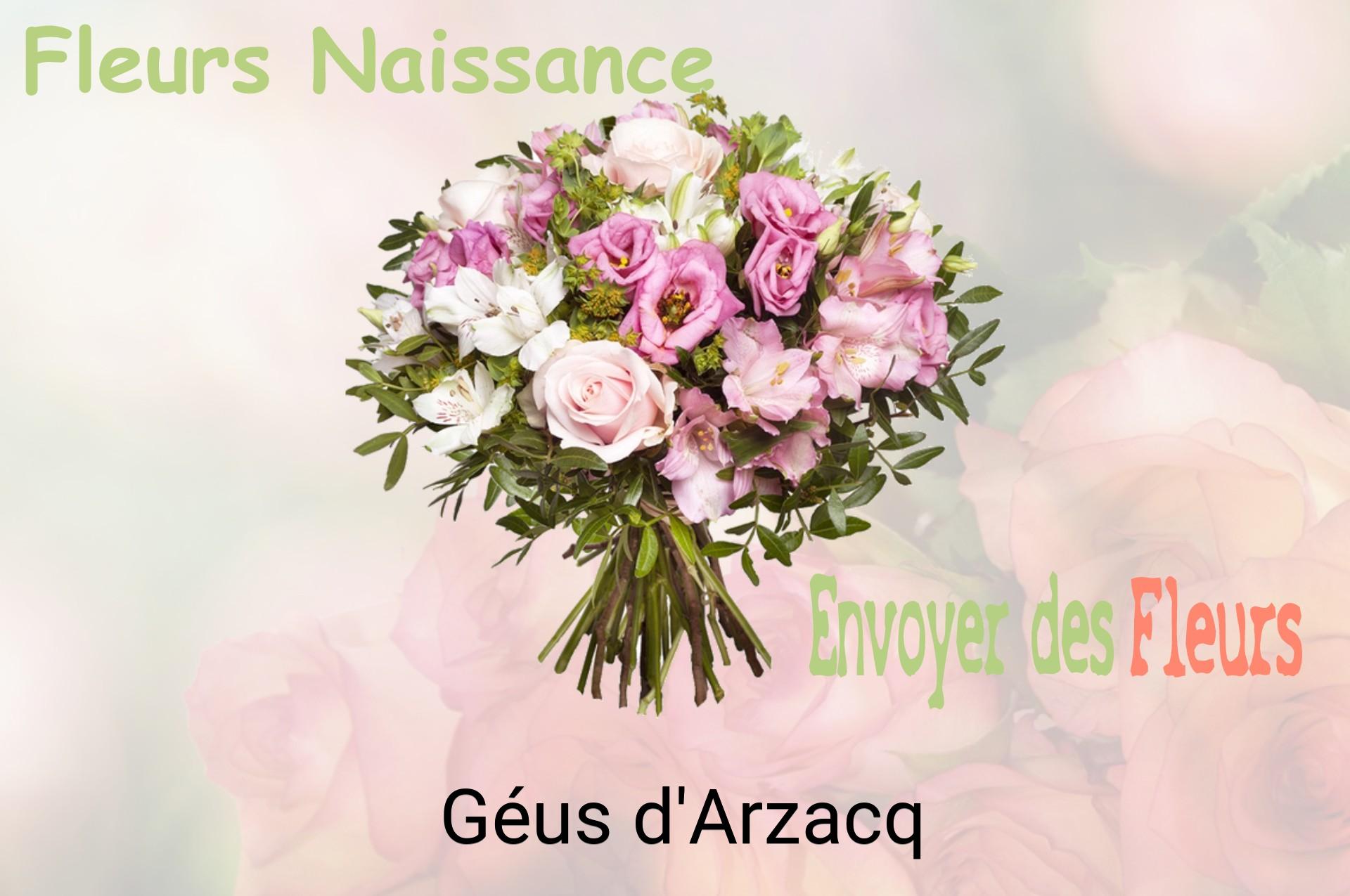 Bouquet de fleurs de naissance livré à Géus-d'Arzacq